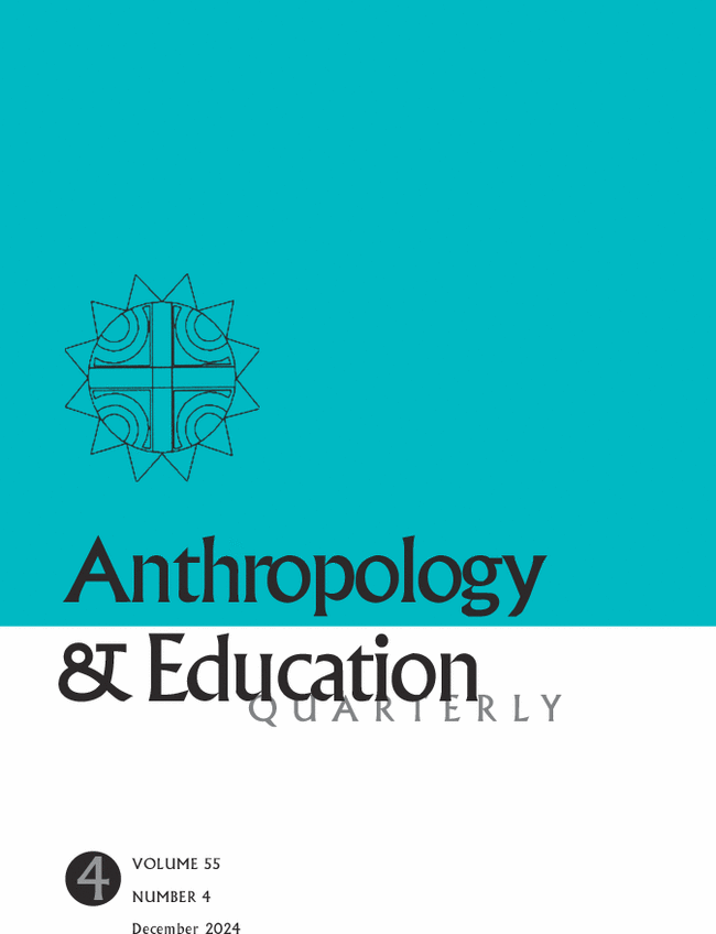 Cover: Anthropology & Education Quarterly