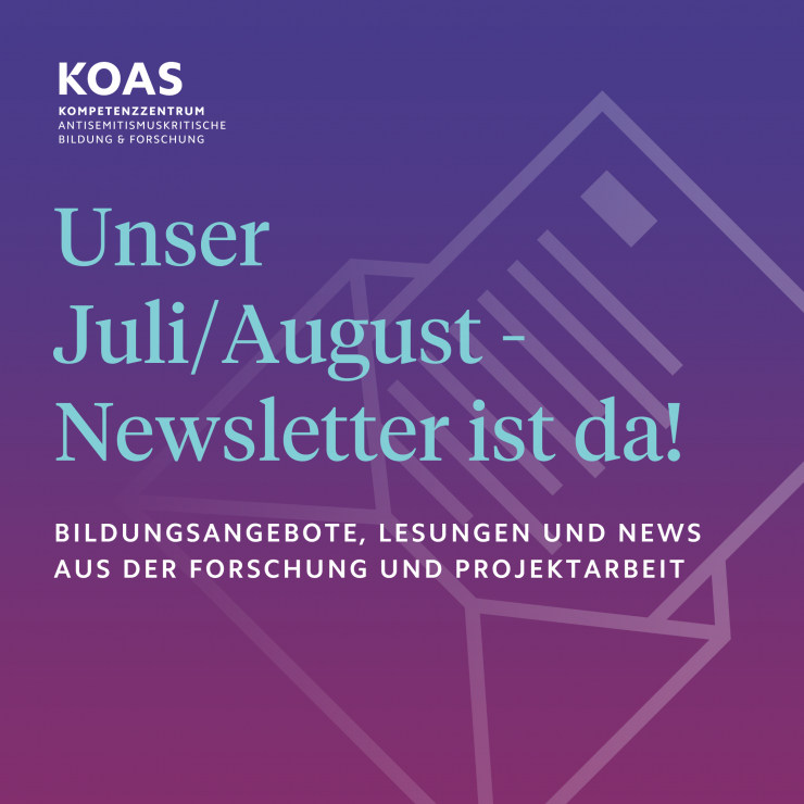 Unser Juli/August-Newsletter ist da!